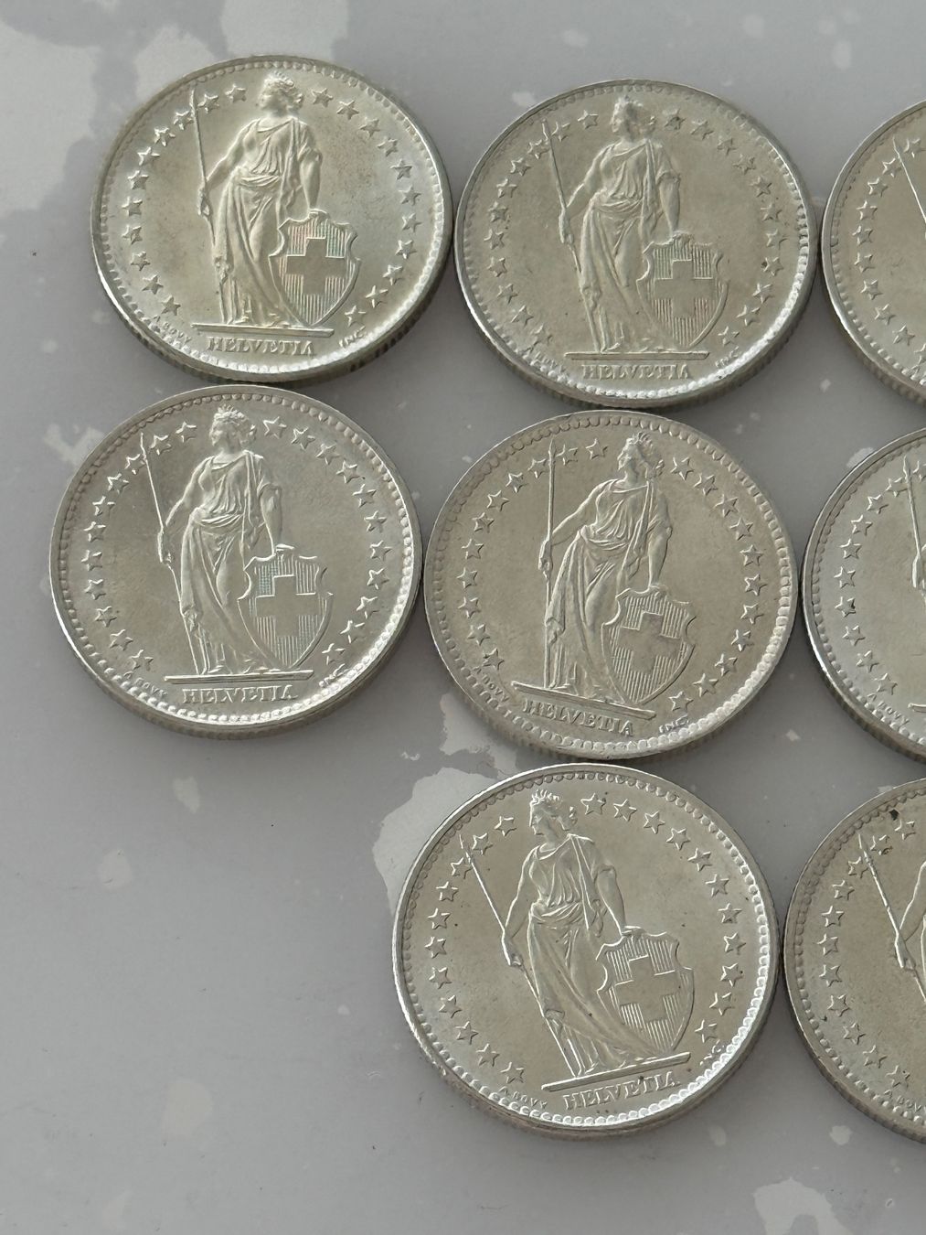 Tutti le monete: 10 x 2 Franken 1965  Silber  Stgl – Nuovo (secondo la descrizione) da Wallisellen venduto da SWISS_SILVER1 1