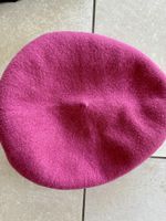 Béret rose en laine 100%