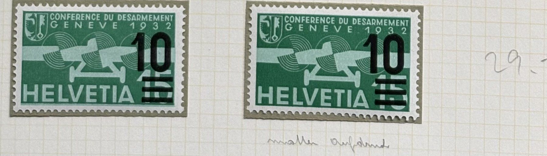 Alle Briefmarken: FLUGPOST BRIEFMARKEN – Gebraucht aus Ostermundigen von Heavenmaus75 5