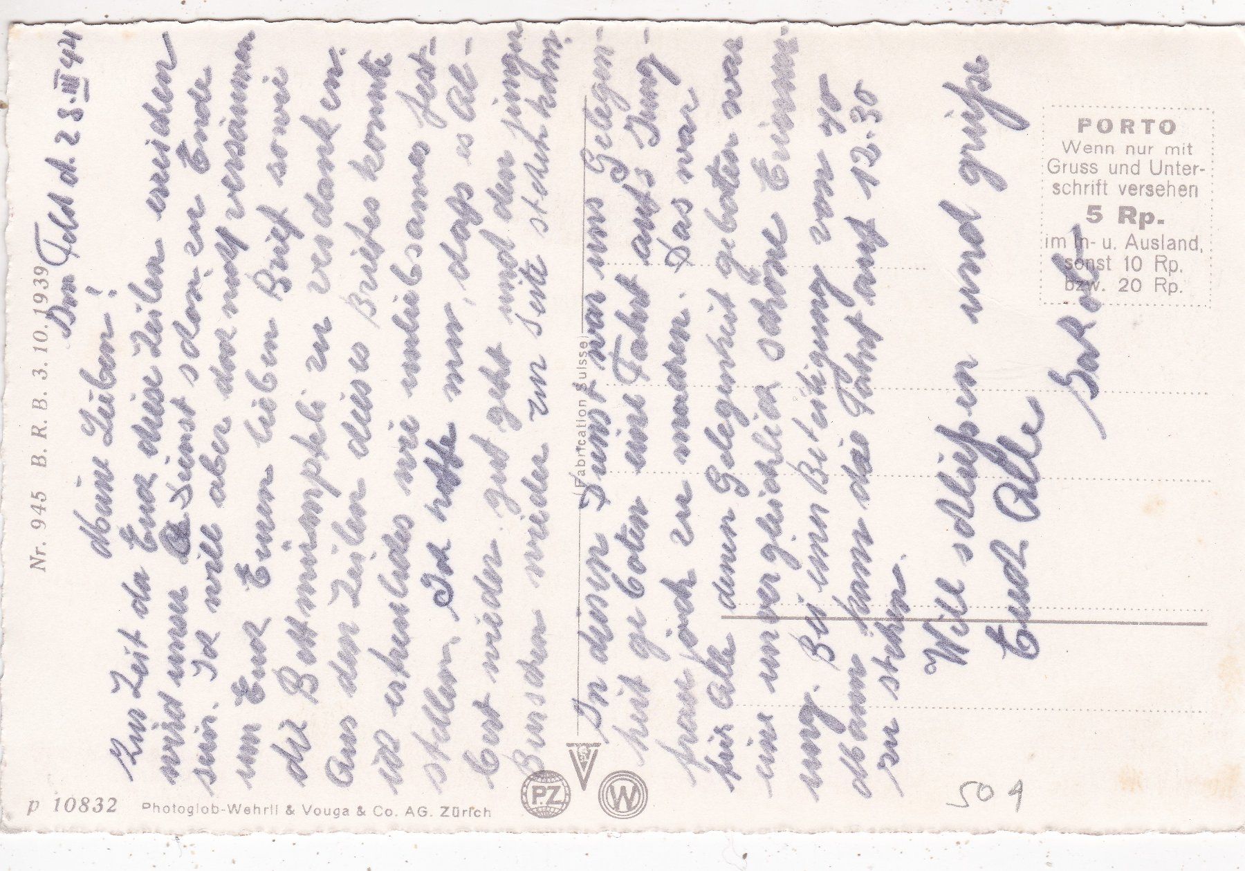 Cartoline postali: Jungfraujoch – Usato da Herisau venduto da Lisegrat2008 1