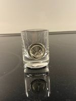 Schnapsgläschen farblos Medaillon "Piraten" Rosenthal
