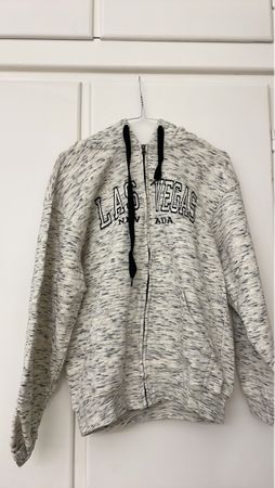 Felpa calda con zip taglia S