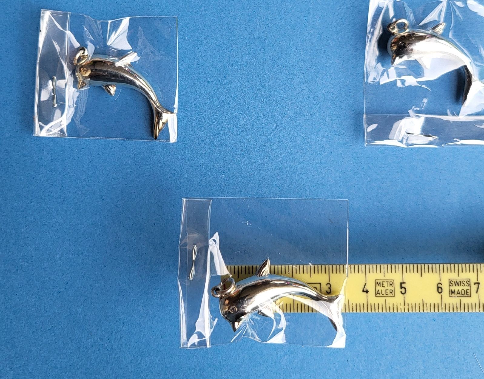 Anhänger: Silberanhänger Delfin 3 Stück a 2gr – Neu und originalverpackt aus Thun von harry999 1