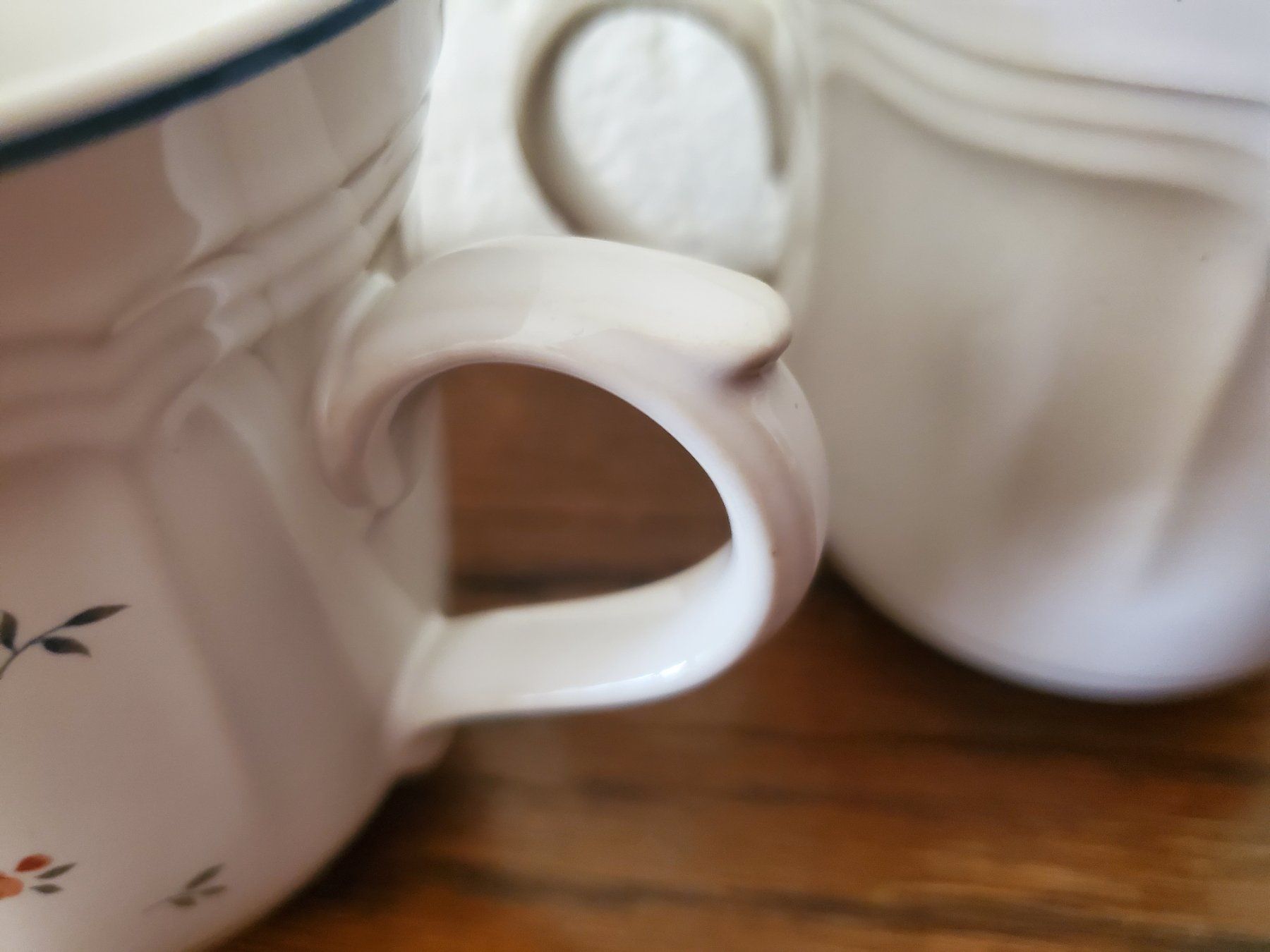 Tazze: 2 tasses vintage grès JMP modèle "Provincial Bouquet" – Usato da Rennaz venduto da La_malle_du_dauphin 5
