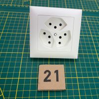 UP-Steckdose 3xT13 Feller Edizio due Prise 3xT13 Feller