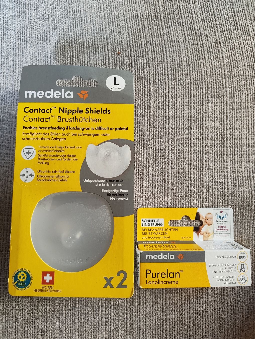 Medela Pflegeprodukte: Brusthütchen Medela – Neu und originalverpackt aus Bremgarten AG von van_h5yh