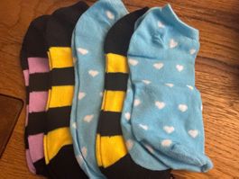 5 x Sneaker-Socken Einheitsgrösse 36-40
