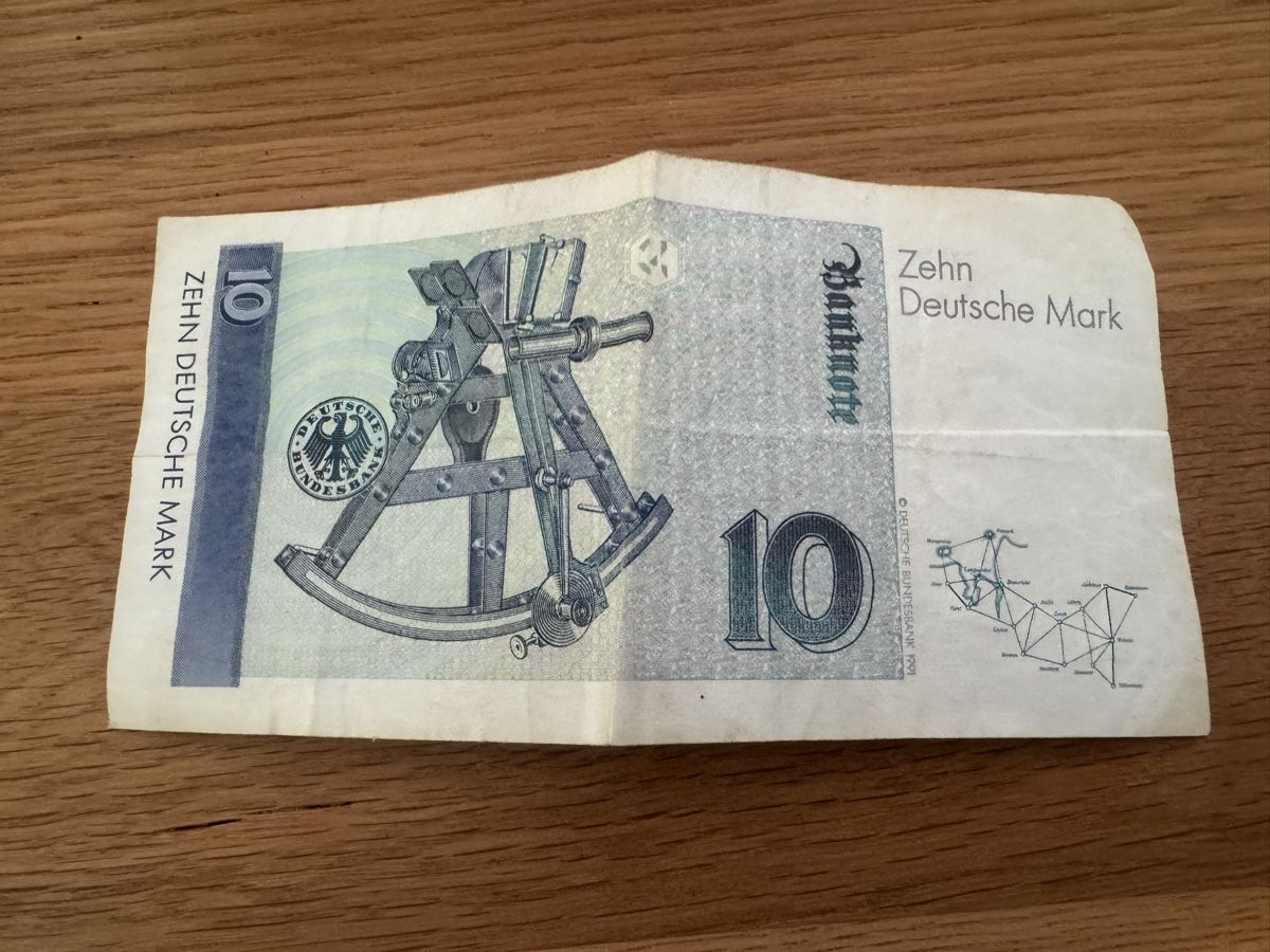 Billets de banque: 10 Deutsche Mark Banknote  – D'occasion à Muhen par Kusi_ 1