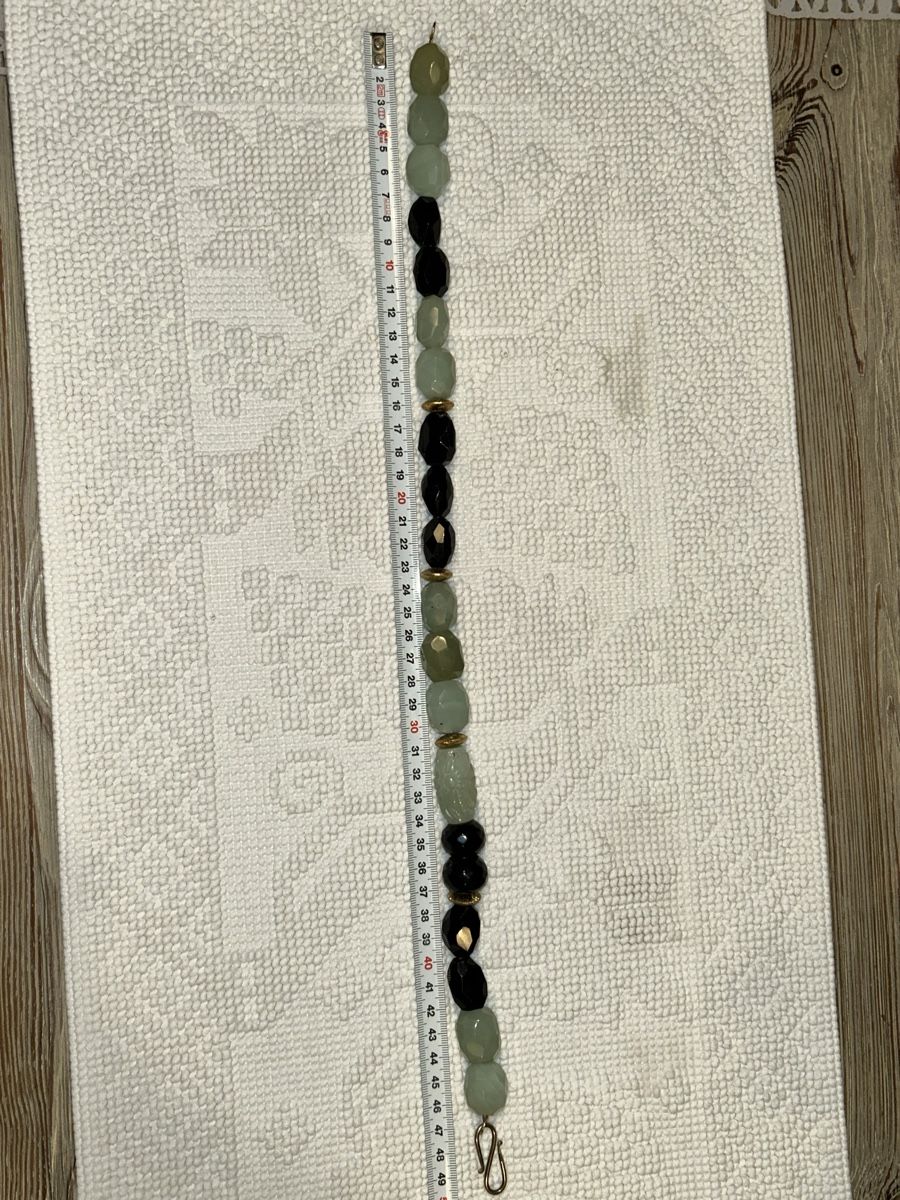 Catenine: Edele Jade/Onyx Kette – Usato da Düdingen venduto da Reconflo 3