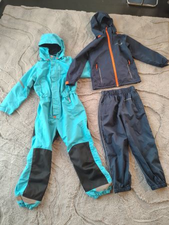 Regen Kleider set Regenjacke Regenanzug Regenhose 122-128cm