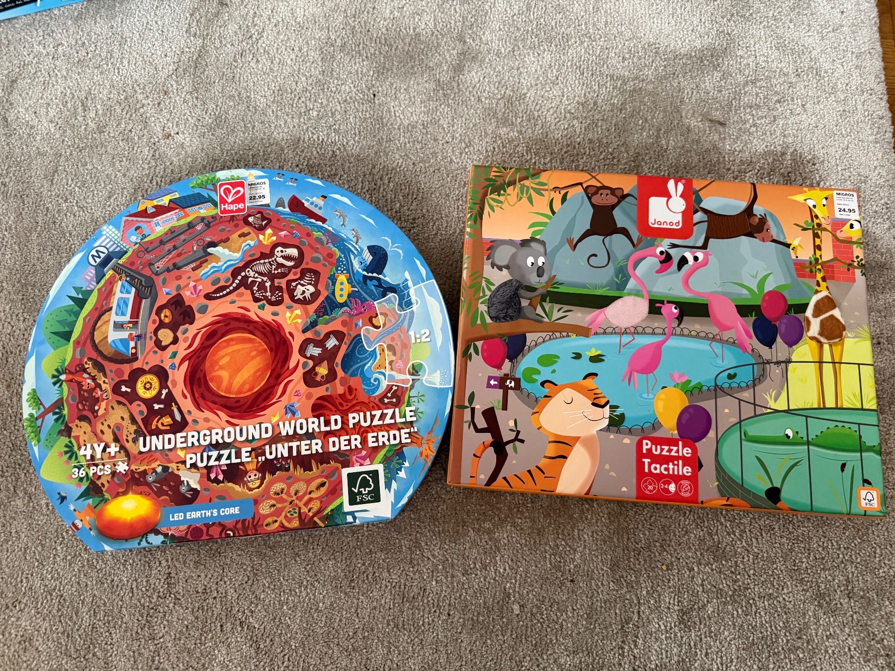 Puzzle: Zwei grosse Puzzle – Usato da Winkel venduto da gatta
