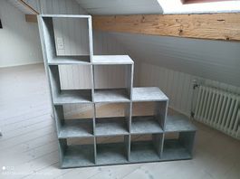 Meuble en bois de bibliothèques 
