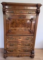 Eleganter Biedermeier Sekretär mit Intarsien und Schubladen
