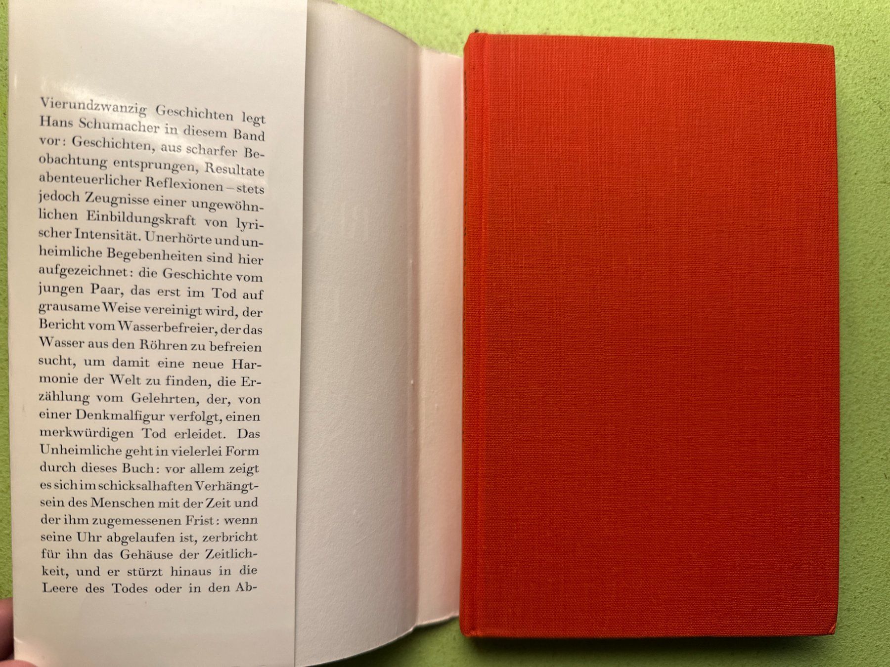Libri: Hans Schumacher: In der Rechnung ein Fehler. – Usato da Zürich venduto da allp 1