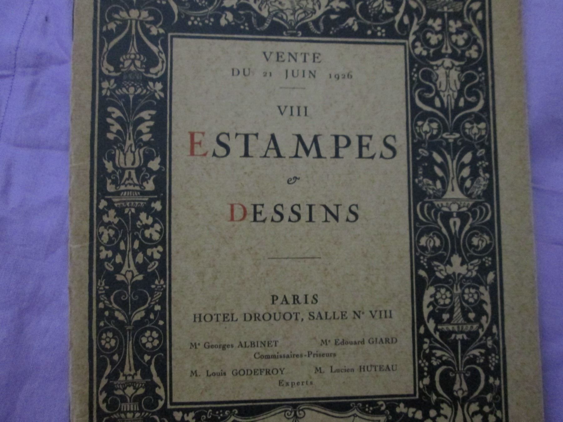 Livres: Estampes et Dessins – D'occasion à Neuchâtel par Dualseele 1