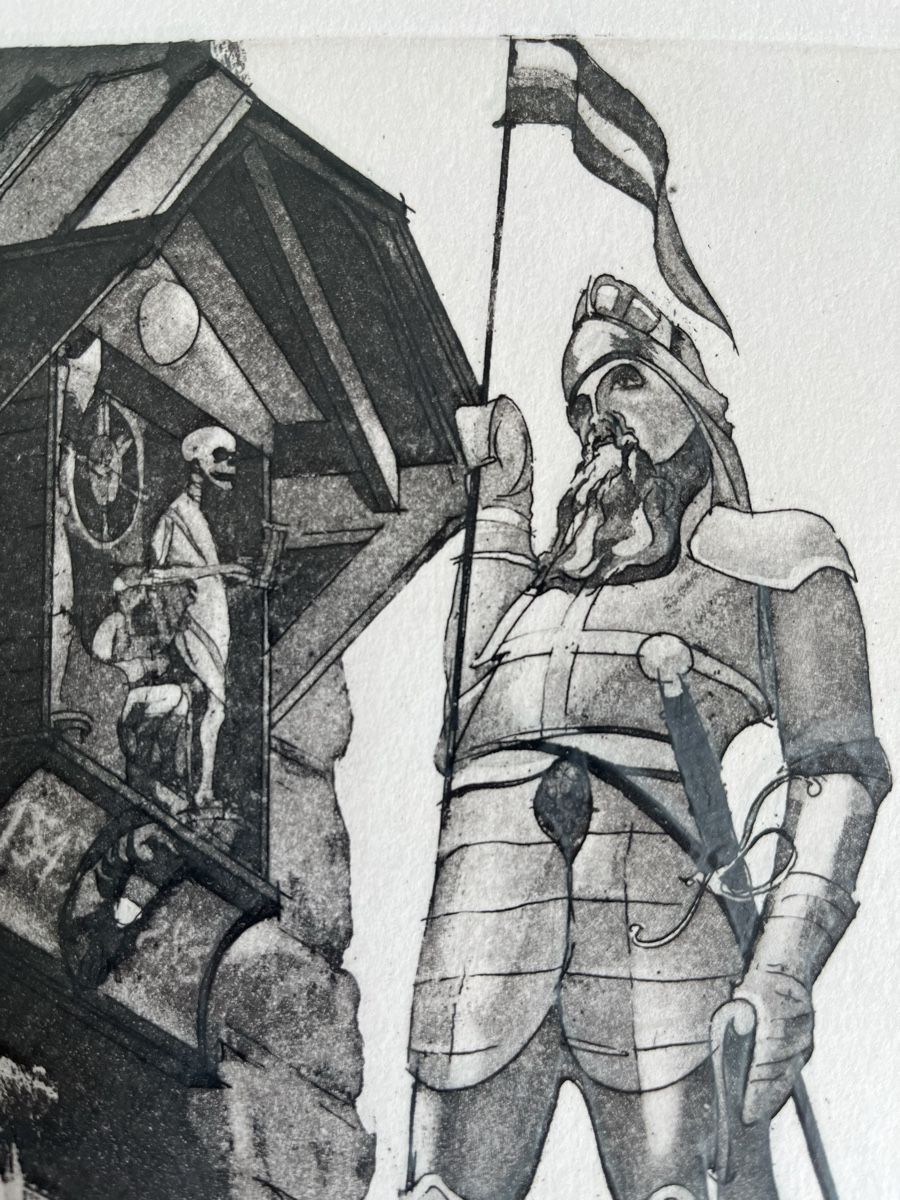 Grafiken & Lithographien: St. Ursus von Otto Wyss, 1981 – Gebraucht aus Faulensee von Cinclus 2