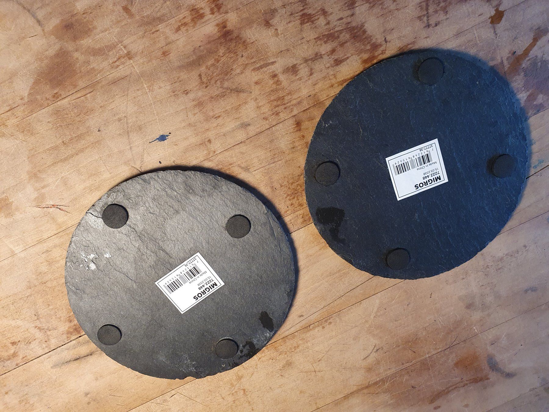 Sottobicchieri: 2 Stk Untersetzer Schiefer 14.5 cm – Usato da Zürich venduto da loosebone 3