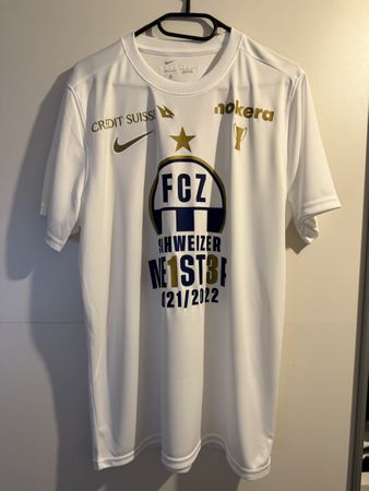 FC Zürich Meister T-Shirt 2021/2022 - Grösse L, Top Zustand