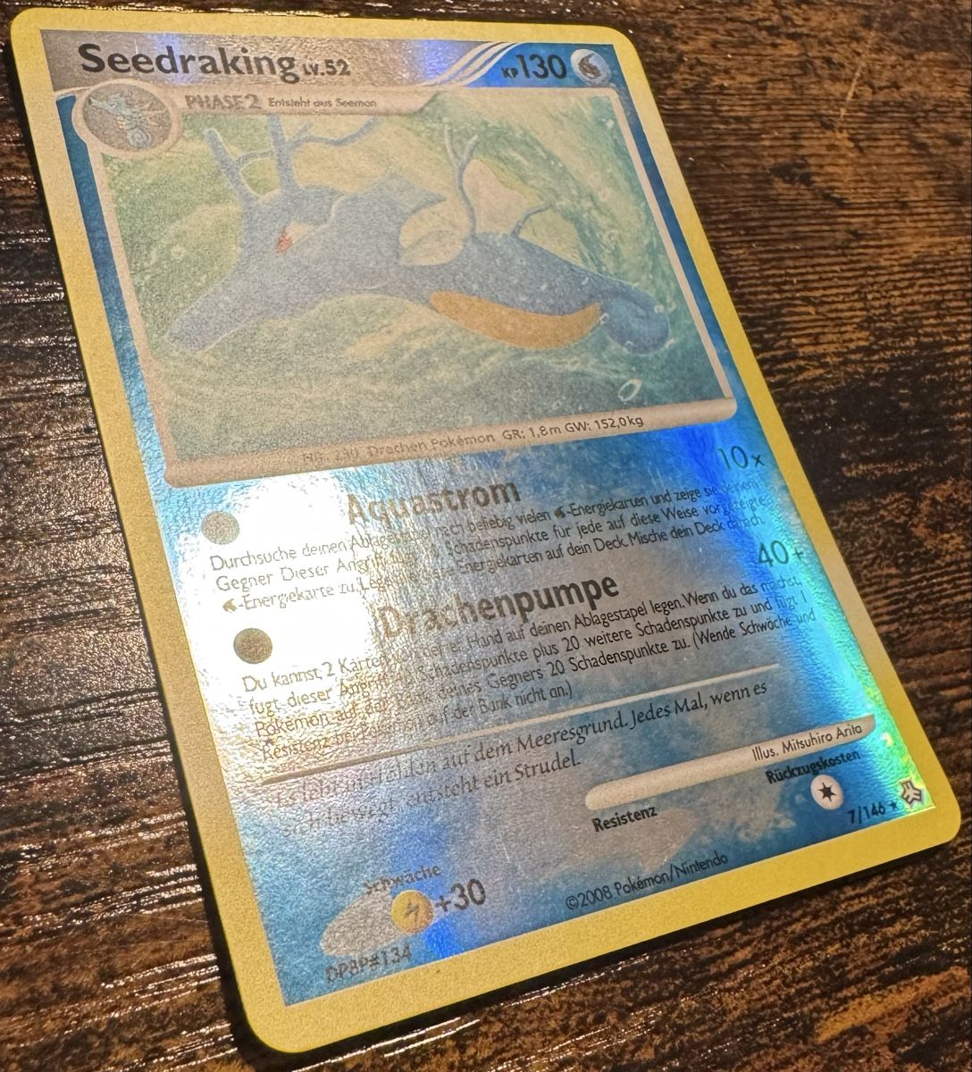 Pokémon Carte collezionabili: Seedraking Rare Reverse Holo 7 - DE – Usato da Zürich venduto da LJF 2