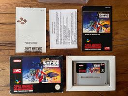 Super Nintendo - Star Wars Empire Strikes Back - in OVP! ESP