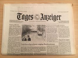 Tagesanzeiger vom 24. Oktober 1975