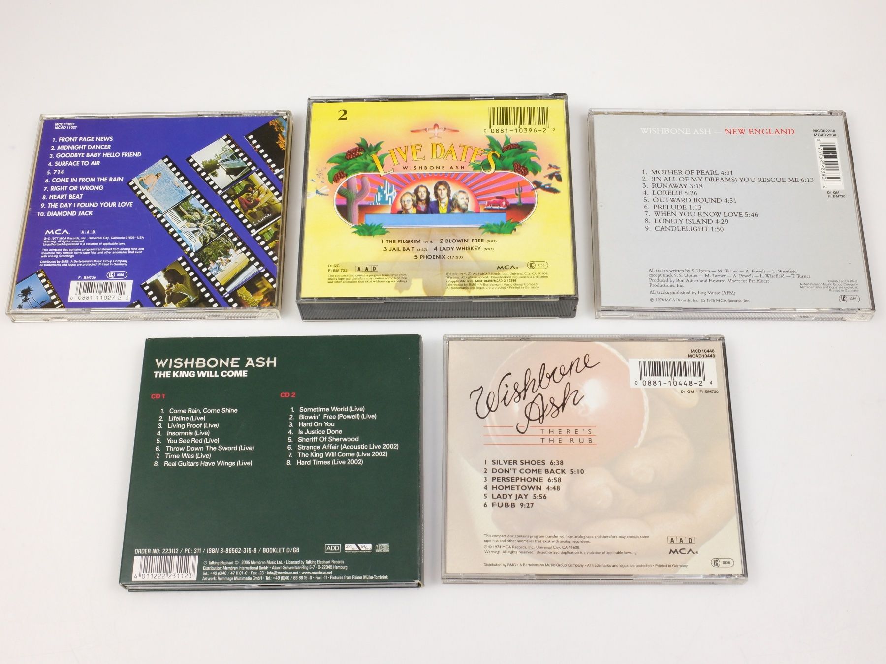 CD: WISHBONE ASH (5 CDs) – Usato da Lobsigen venduto da Markus_Haenggi_Bern 1