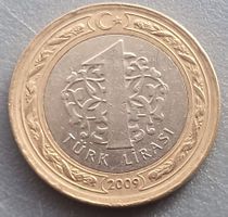TUERKEI - TURQUÍA - 1 LIRA 2009 - BI-METAL - SEHR SCHOEN
