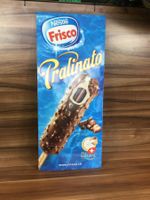 Blechschild Werbung Nestlé Frisco Pralinato Glace