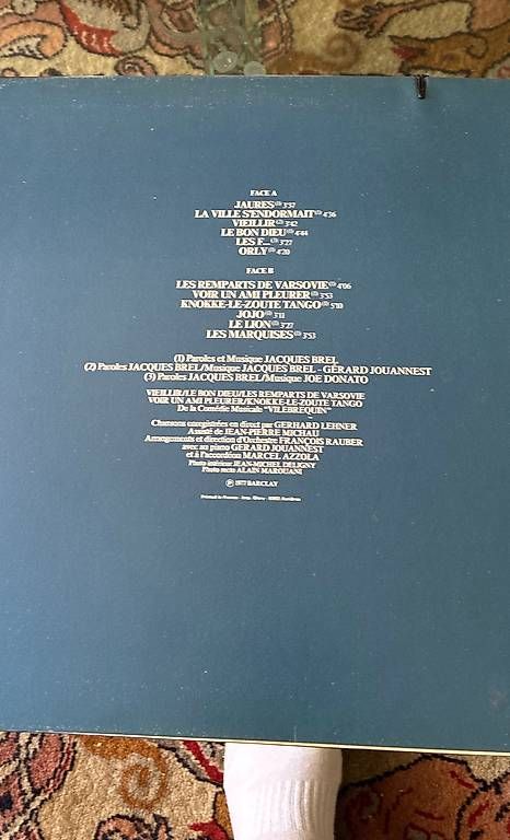 Dischi in vinile: Vynile Jaques brel Les villes s'endormait – Usato da Le Grand-Saconnex venduto da aur_27hl 3