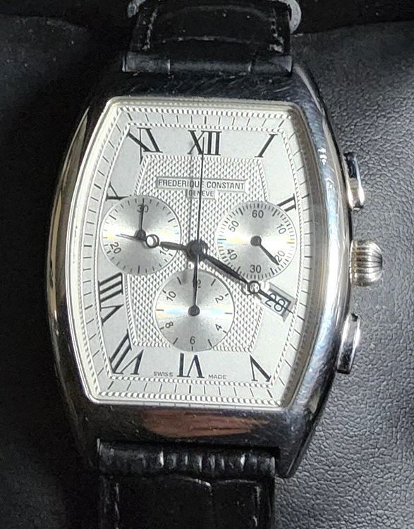 FREDERIQUE CONSTANT Tonneau Classics Chrono Quartz FC 292 Acheter sur Ricardo