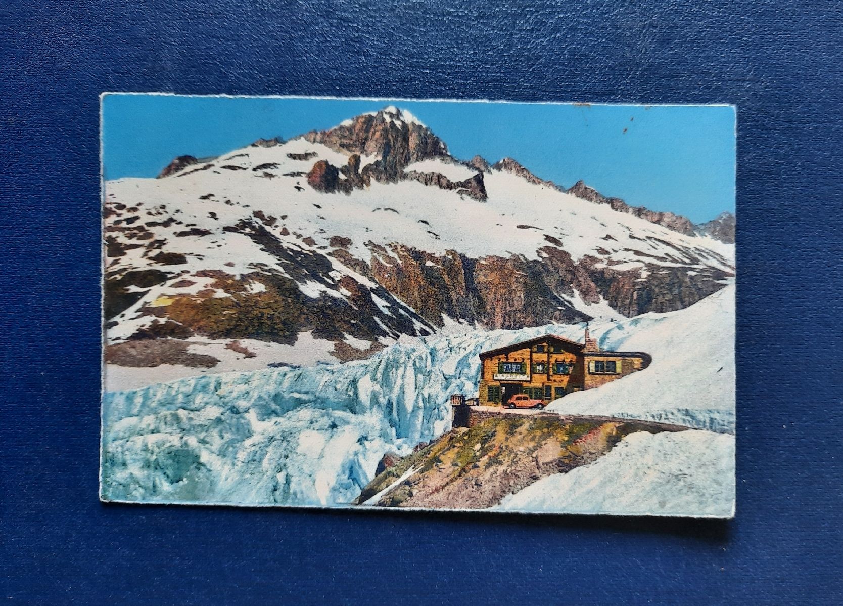 Ansichtskarten: Ansichtskarte Rhonegletscher,  gest. 1952 – Gebraucht aus Marly von neu-adlerauge65