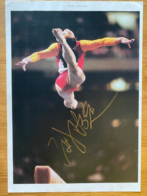 Li Xuan (China) - Kunstturnen - Rarität Olympiagold 2000 (Gebraucht) in ...