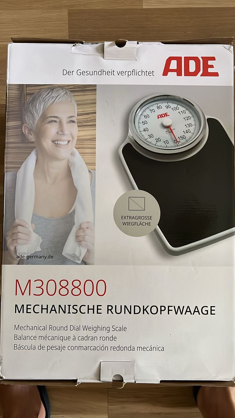Bilance pesapersone: Mechanische Rundkopfwaage – Nuovo e nell'imballaggio originale da Auw venduto da sce_5jd2 1