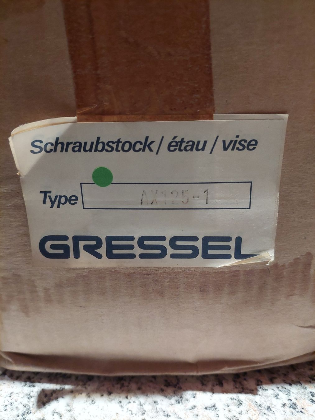 Gressel Tutti gli attrezzi: GRESSEL Schraubstock AX 125-1 – Nuovo (secondo la descrizione) da Höri venduto da Zebi49 5