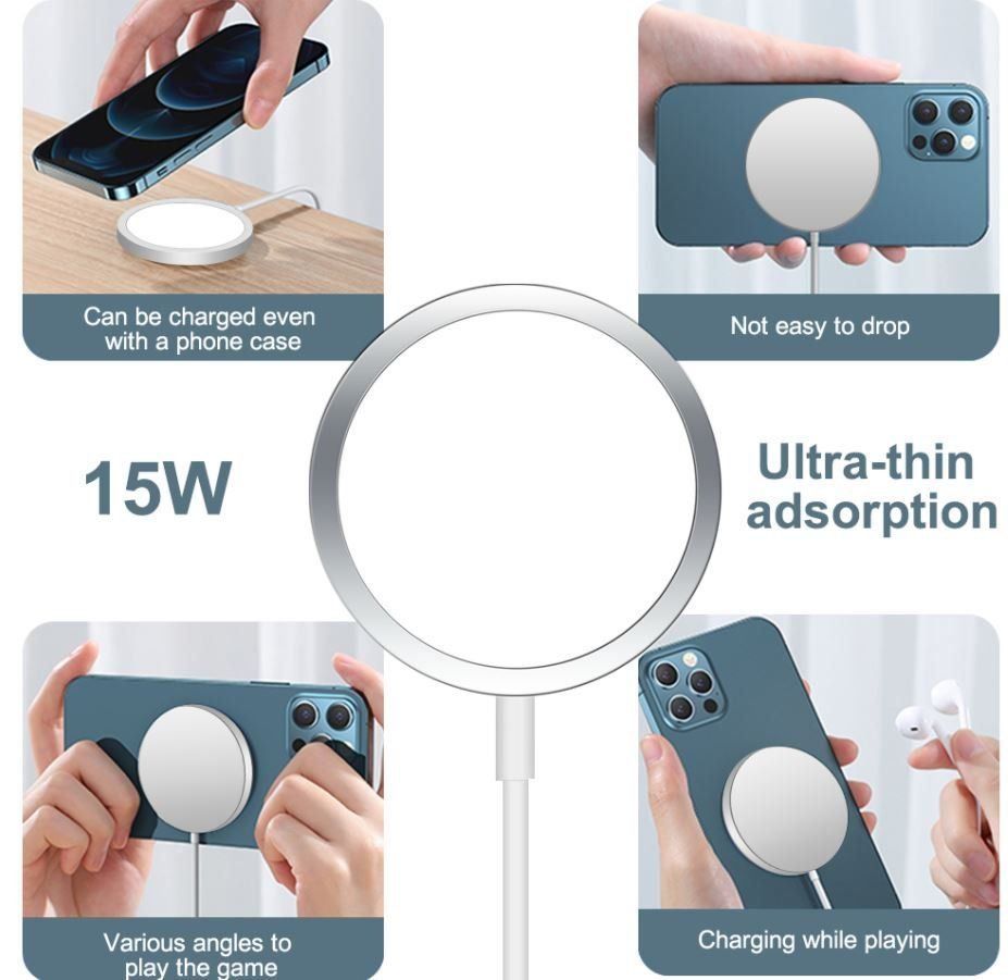 Apple Ladegeräte: Iphone 15W magnetisches kabelloses Ladeg – Neu und originalverpackt aus Unterägeri von RmOnline 5