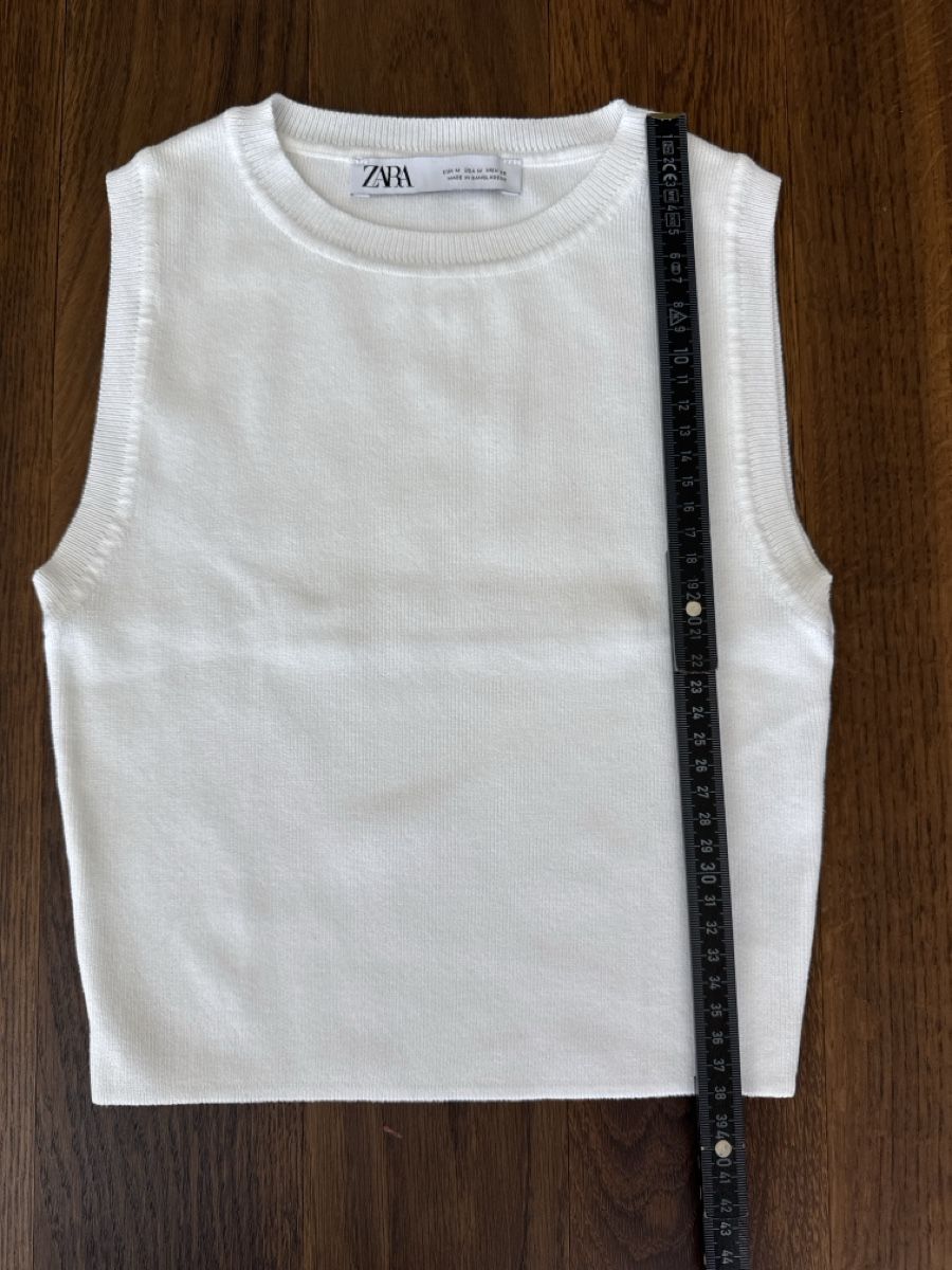 Zara Top: ZARA Damen Strick Top Weiss Gr. M – Usato da HORGEN venduto da vladibarca10 3
