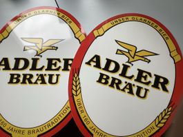 Wirtshausschild, Adler Bräu, Bierwerbung, Bier