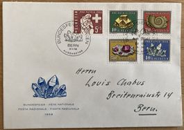 FDC Pro Patria 1958 illustriert, SBK 40 Fr.