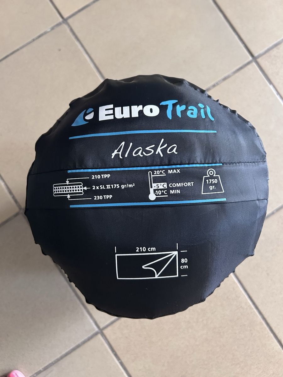 Sacchi a pelo: Schlafsack Euro Trail Alaska blau – Usato da Jona venduto da Tidy76 6