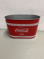 Getränkekühler Coca-Cola Metall rot oval gebraucht