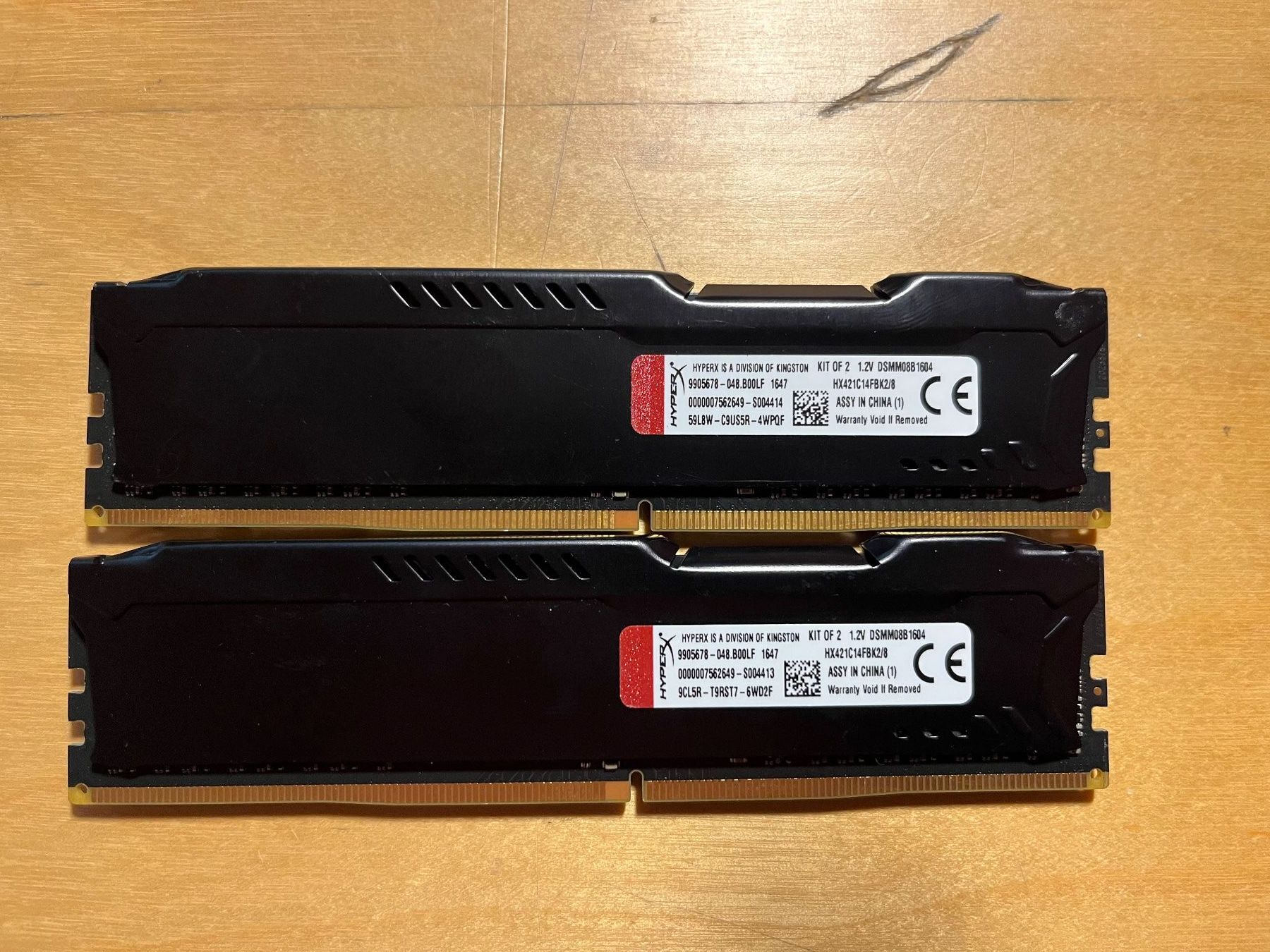 Kingston Schede di memoria: Kingston SDRAM kit 2x8GB DDR4 – Usato da Attalens venduto da Zarpjj