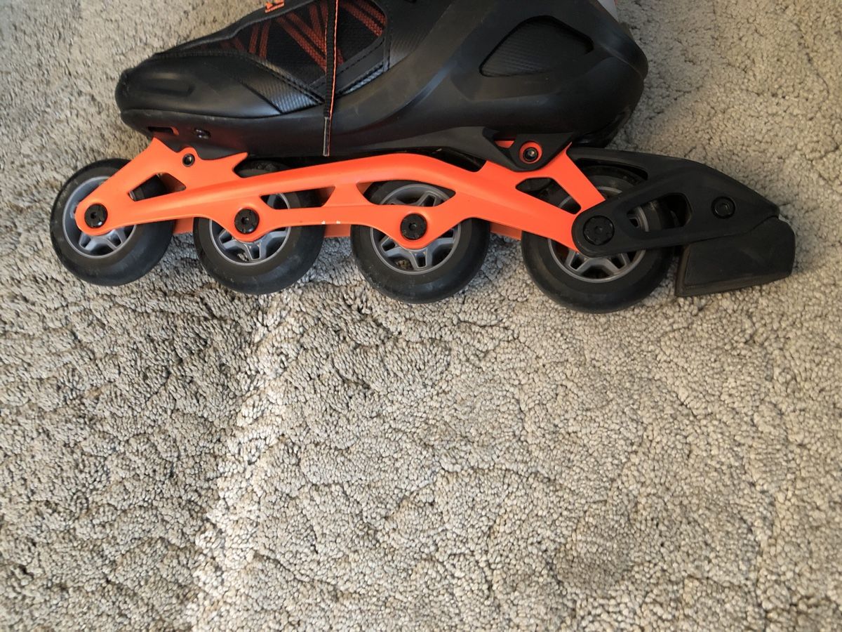 Oxelo Pattini in linea & Pattini a rotelle: Oxelo Inline Skates FIT500 Grösse 44 – Nuovo (secondo la descrizione) da Attelwil venduto da Canelle67 4