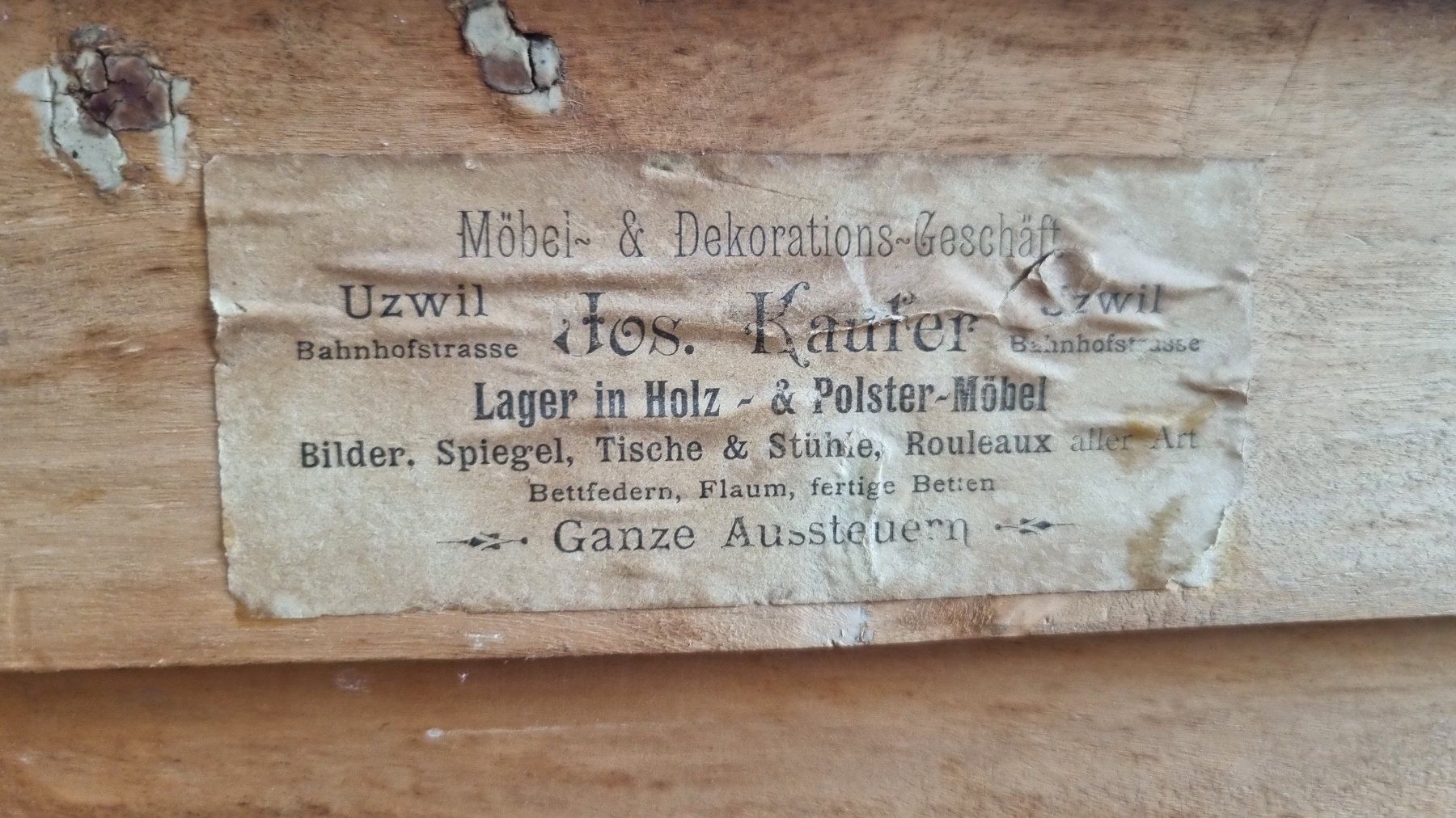 Cassettiere: Holzkommode mit vier Schubladen – Usato da Zürich venduto da gro_95qj 6
