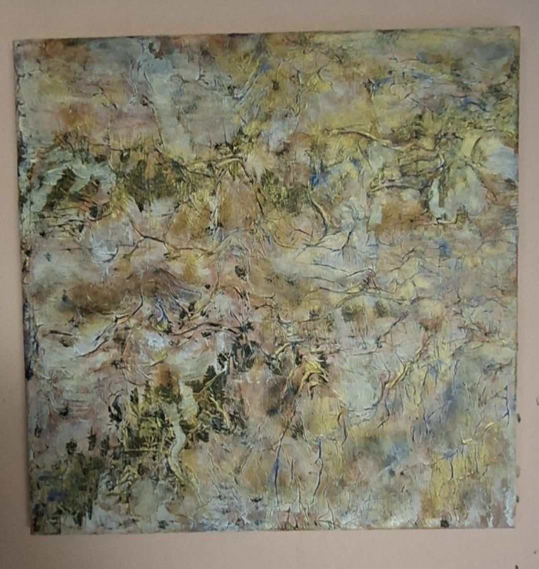 Tableaux: Gemälde mit Strukturmasse handmade 40×40 – Neuf (Voir description) à Riehen par Steinbock1970 2