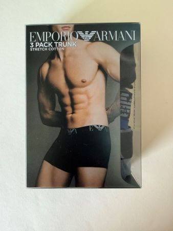 EMPORIO ARMANI, Boxershorts, Grösse XL, 3 Stück in Blau