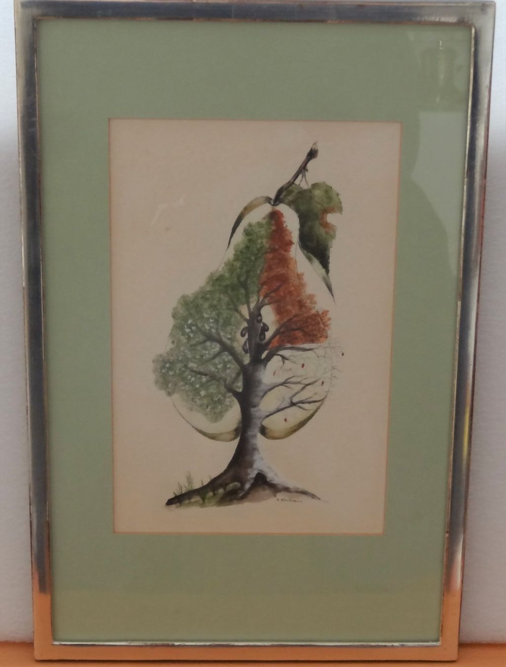 Dipinti: H. Ehrmann: 2 Aquarell-Bilder im Echtgoldrahmen – Usato da Allschwil venduto da FindeAuserlesenes