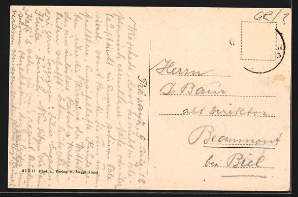 Cartoline postali: Surses, Oberhalbstein, Panorama von Mutt – Usato da Berlin venduto da bartko-reher 1