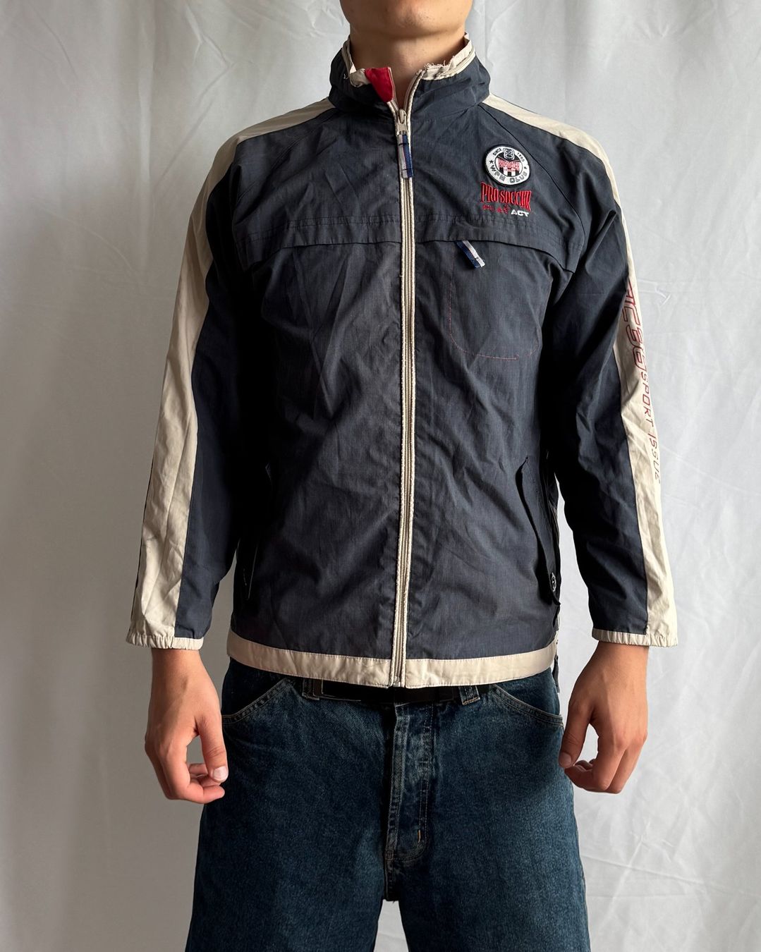 Giacche: Vintage VMP Play-Act zip jacket – Usato da Basel venduto da alavintage