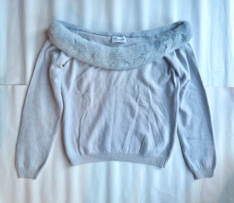 Maglioni & Felpe: Blumarine Angora Wolle Pulli mit echtem Nerz  38  it 44 – Usato da Obergösgen venduto da crystalfox