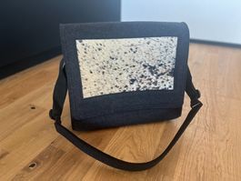Filztasche Dokumente/Laptop handmade Kuhfell